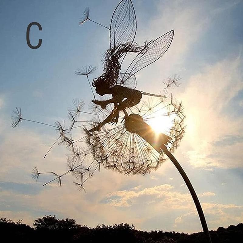 Dandelion Sculpture - Perfect Wonderland Garden Decoration