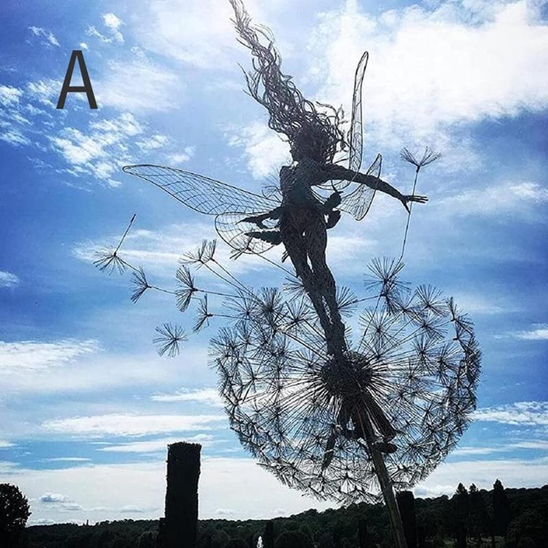 Dandelion Sculpture - Perfect Wonderland Garden Decoration